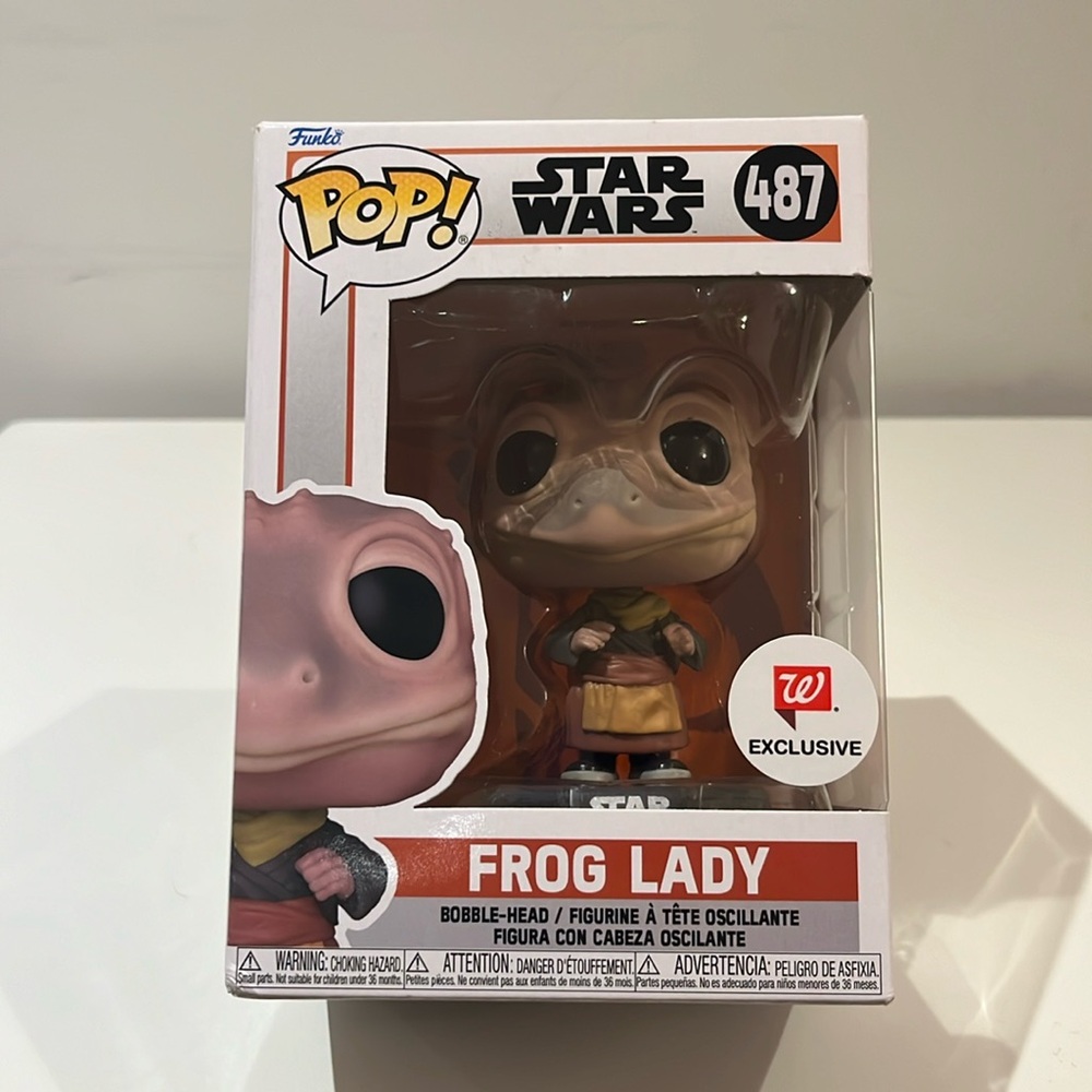 Star Wars Funko Pop Frog Lady Bobble-head